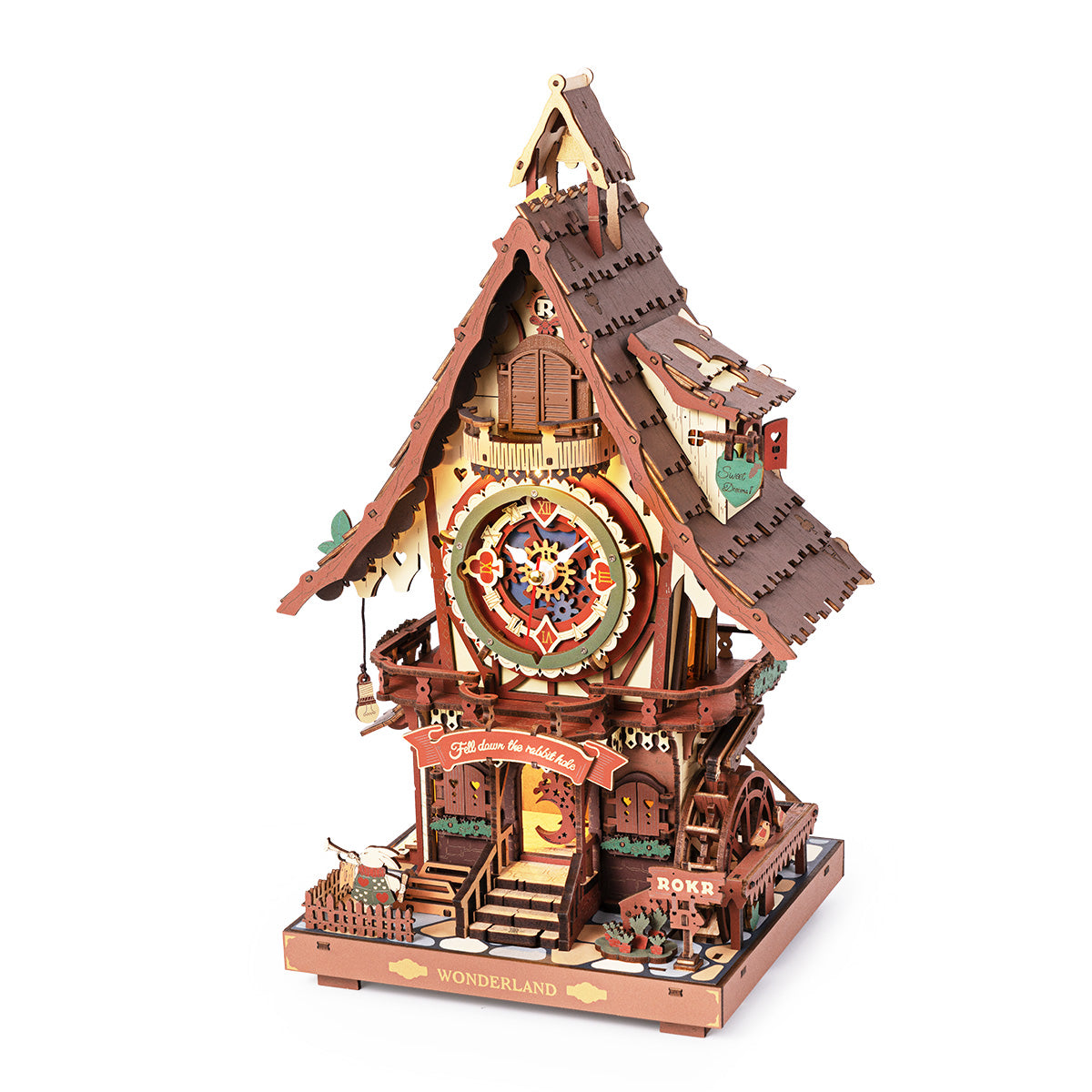 ROKR Cuckoo Clock Mechanical 3D Wooden Puzzle